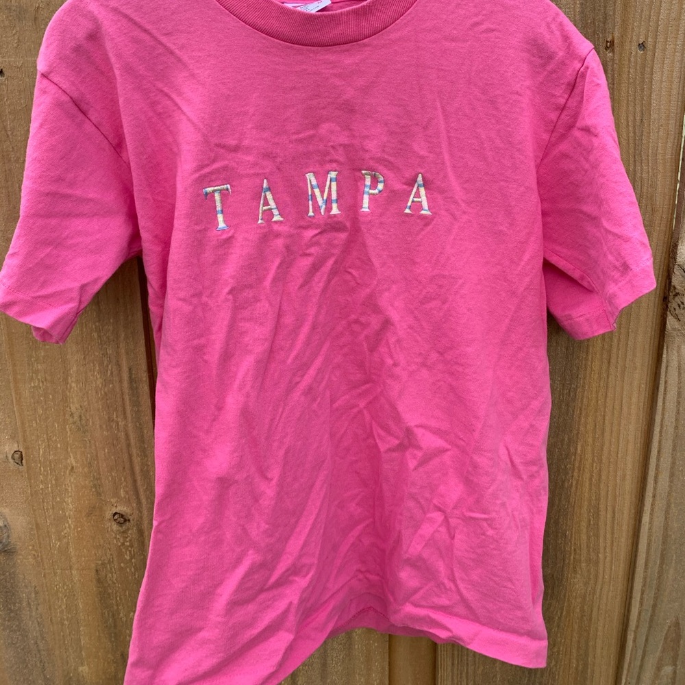 Embroidered TAMPA t shirt